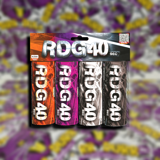 RDG40 FÜST CSOMAG 40s/db (narancs,lila,fekete és fehér)