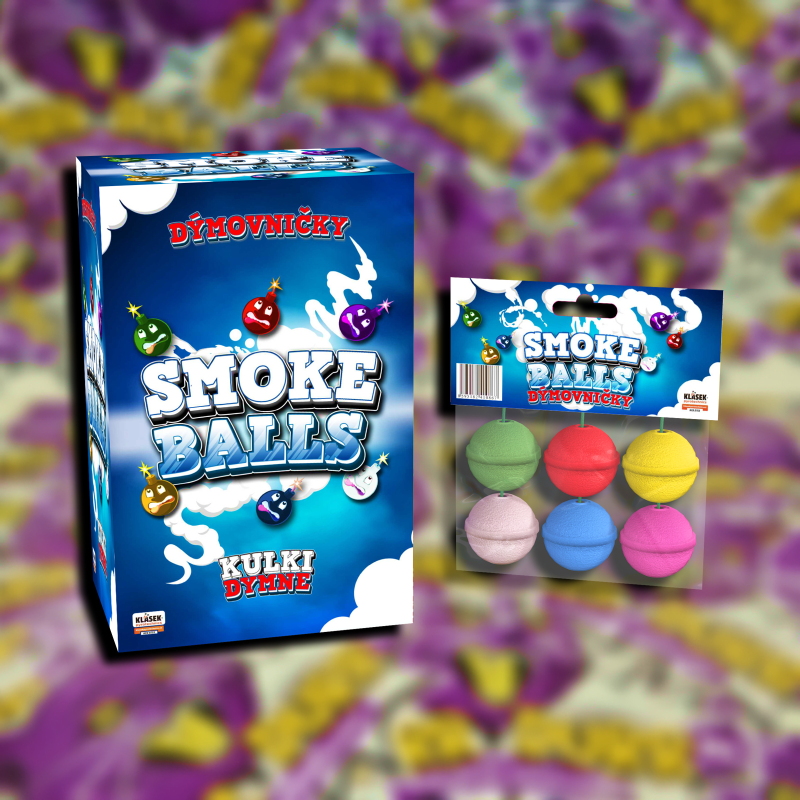 SMOKE BALLS - füst golyók 6db/csomag 10sec termékfotó