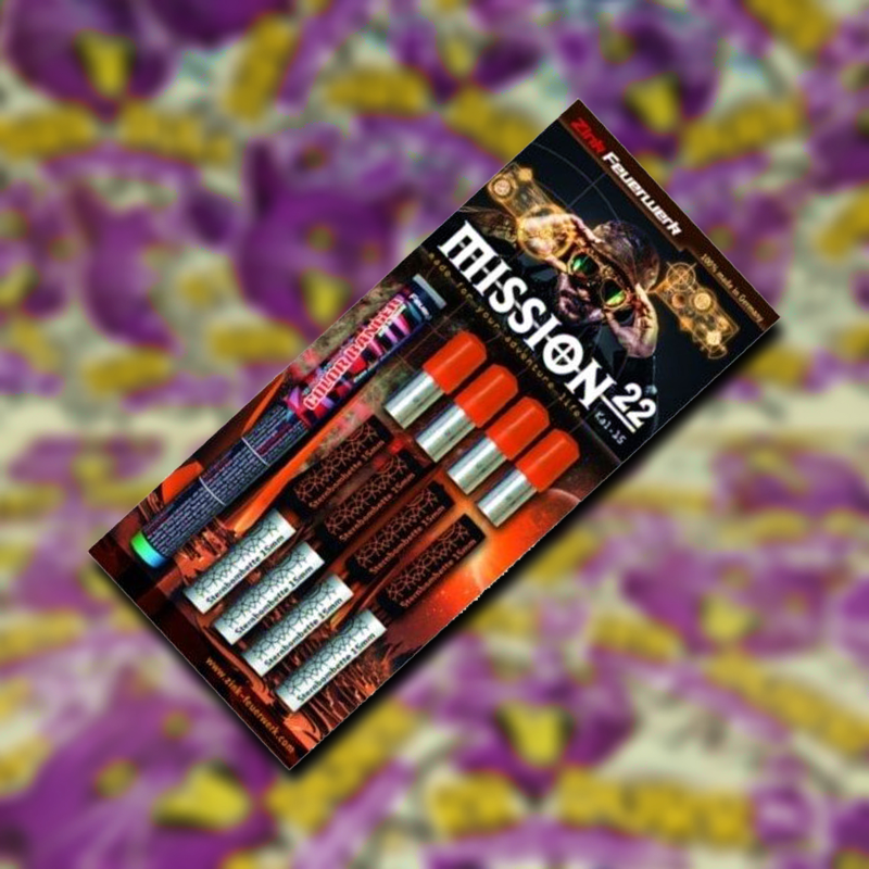 Mission 22 Sort 15mm 22db jelzőrakéta/csomag termékfotó