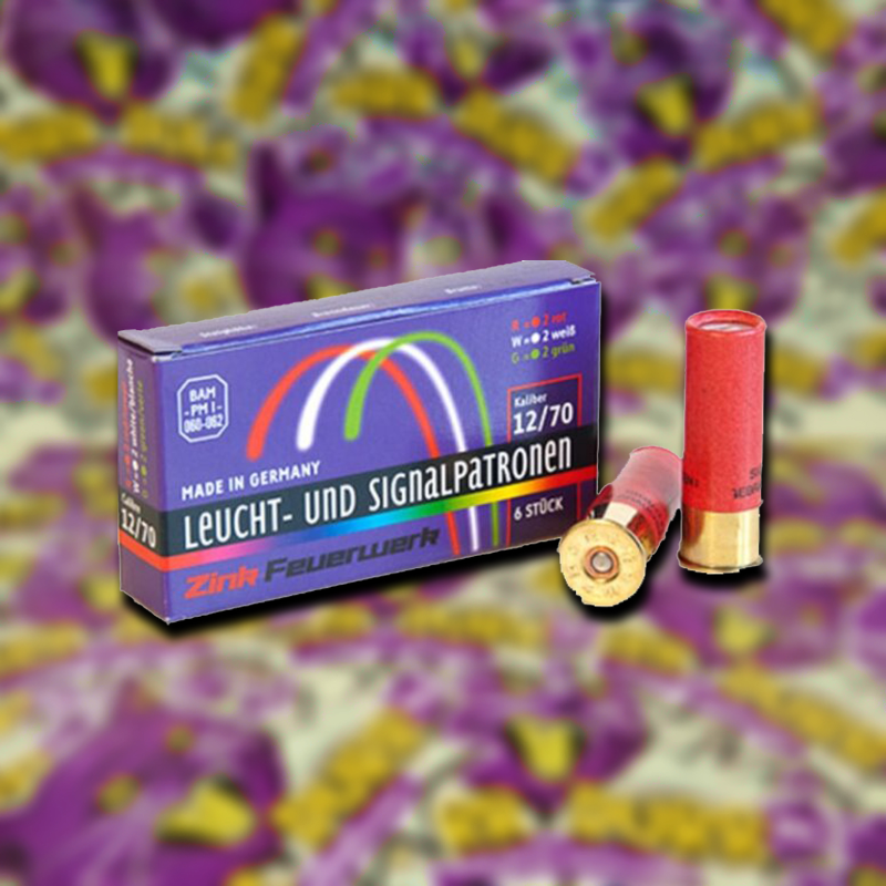 Signalpatronen 12/70 6db jelző effekt sörétes puskához termékfotó