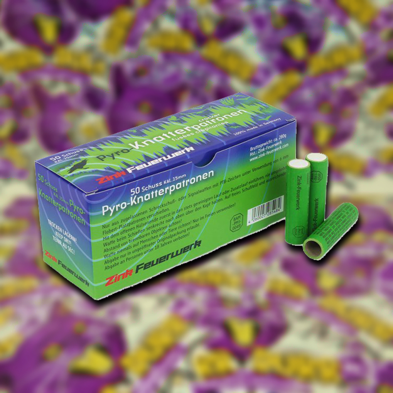 Knatterpatronen, 50db dupla fütyülő effekt gázpisztolyhoz termékfotó