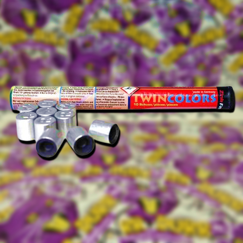 Twin Colors 15mm 10db/csomag színváltós jelzőrakéta termékfotó