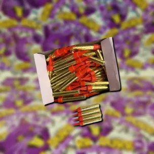 Mini torta tűzijáték 6cm arany színű láng 10db/csomag