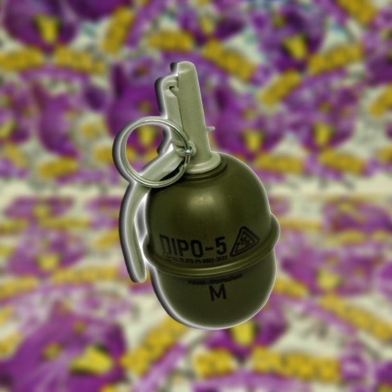 Pyro-5M TAKTIKAI KÉZIGRÁNÁT - Airsofthoz (sötétzöld) termékfotó