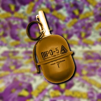 Pyro-5G TAKTIKAI KÉZIGRÁNÁT - Airsofthoz (sivatagi homok)