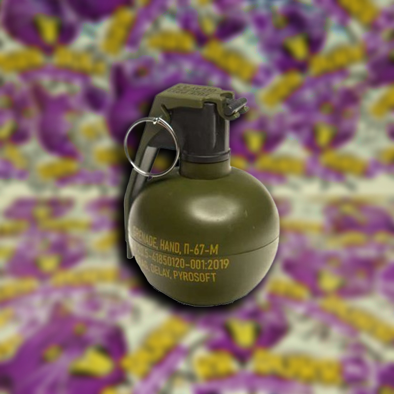 NATO P-67-M  TAKTIKAI KÉZIGRÁNÁT - Airsofthoz (sötétzöld) termékfotó