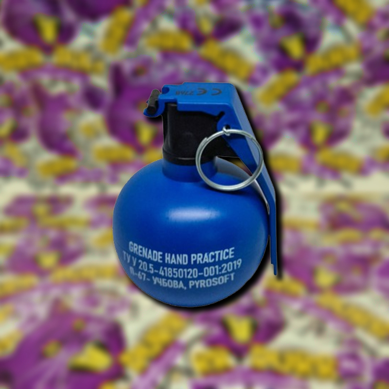 NATO P-67 TRAINING  TAKTIKAI KÉZIGRÁNÁT - Airsofthoz (kék) termékfotó