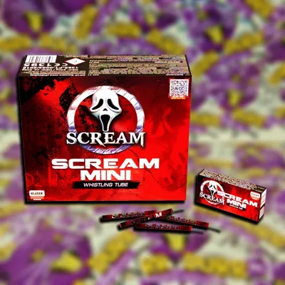 SCREAM MINI - Fütyülő csövek 10db/csomag