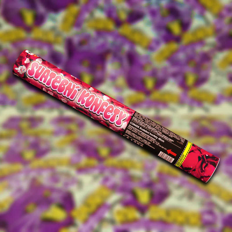 Konfetti Ágyú Szerelmeseknek 40cm termékfotó