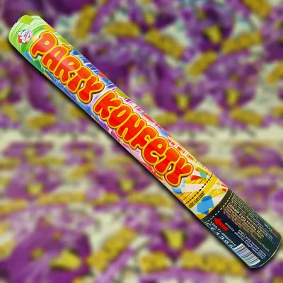 Konfetti Ágyú Színes Party 80cm
