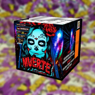MUERTE - TITANIUM SALUTE + BLUE MINE 25 lövés 20mm