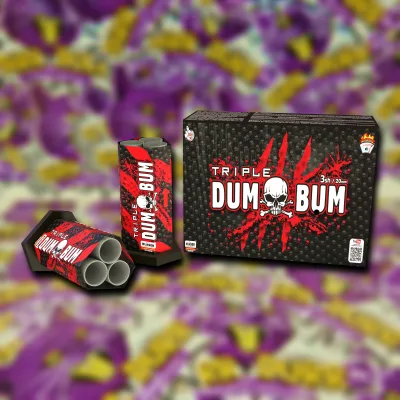 DUM BUM TRIPLE 20mm 5db/csomag vetőcsöves légibomba (tripla lövés)