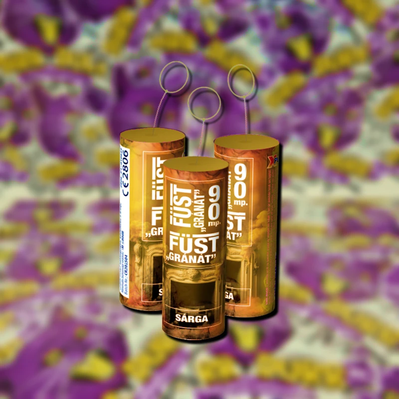 FÜST GRÁNÁT Citromsárga 90s 1db (rántózsinórral) termékfotó