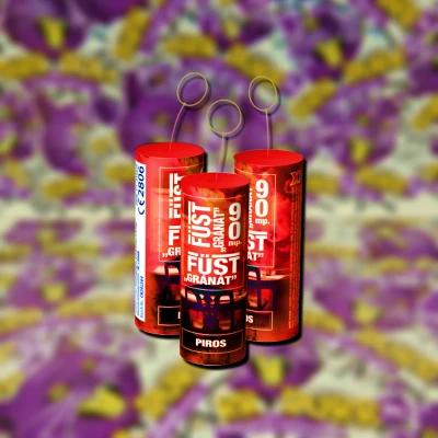 FÜST GRÁNÁT Piros 90s 1db (rántózsinórral)