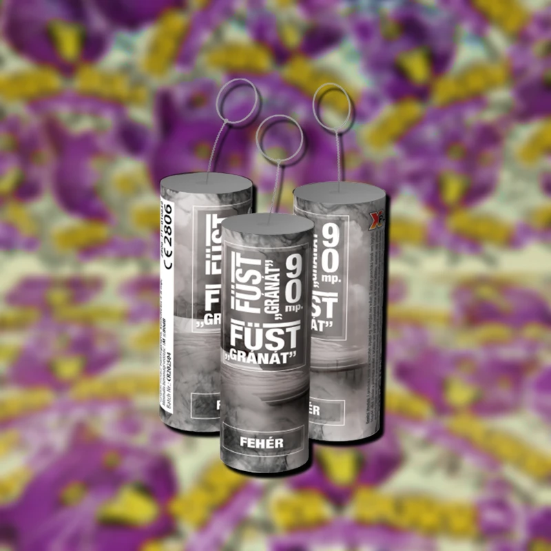 FÜST GRÁNÁT Fehér 90s 1db (rántózsinórral) termékfotó