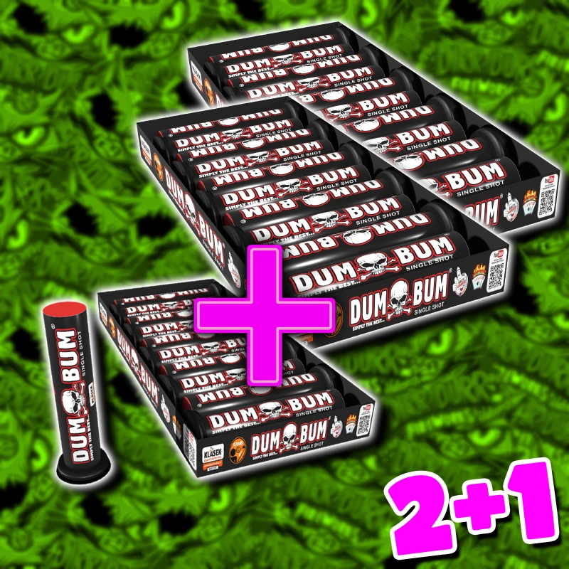 DUM BUM Single shot 20mm - 10db/csomag vetőcsöves légibomba
