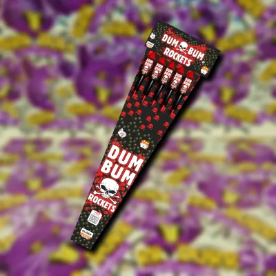 DUM BUM Rocket with scream 5db/csomag