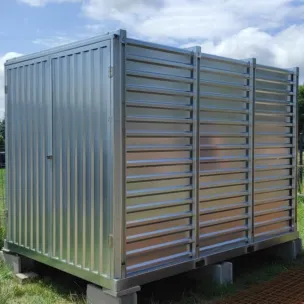 Lapraszerelt Magyar Mobil Konténer Standard 10 lábas