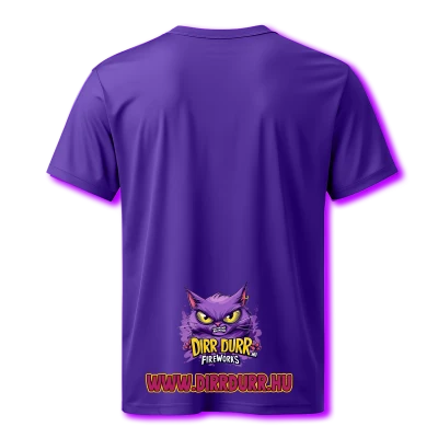 "DIRR" Póló Lila színben 2XL-es méret másik nézetből