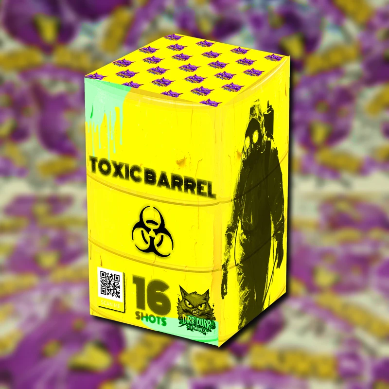 TOXIC BARREL - 16 lövés 25mm termékfotó