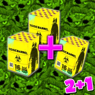 TOXIC BARREL - 16 lövés 25mm