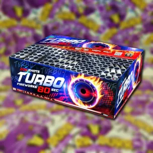 TURBO FIREWORKS 80 - 200 lövés 20mm multishape