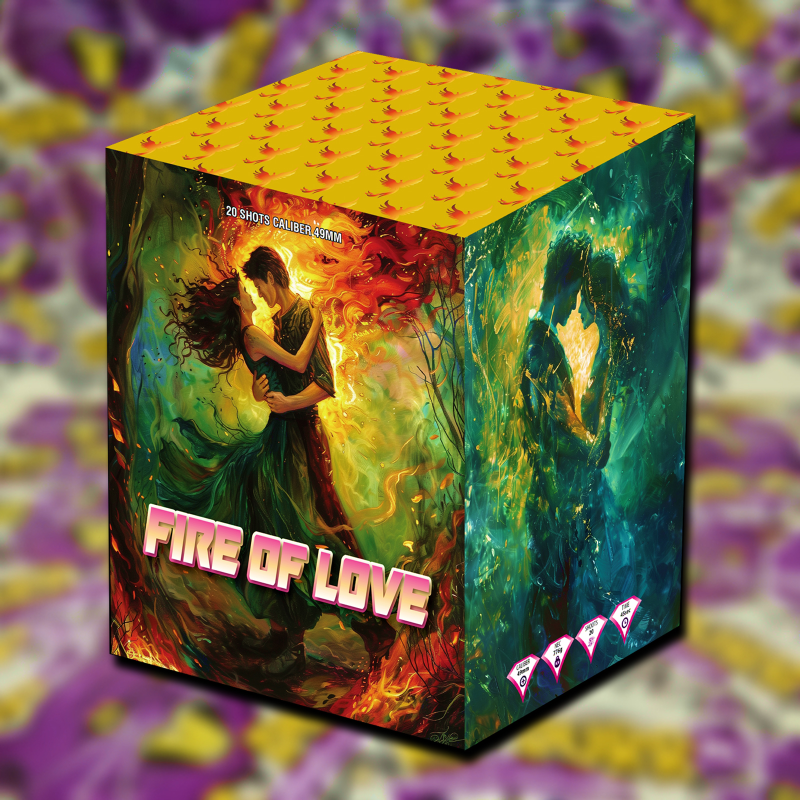 FIRE OF LOVE - 20 lövés 49mm termékfotó