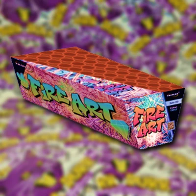 FIRE ART - 100 lövés 20mm V effekt