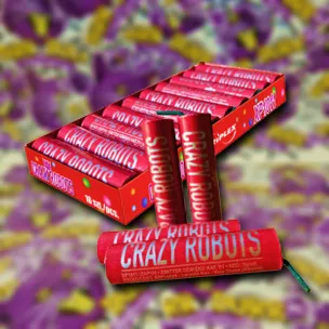 CRAZY ROBOTS - 10db/csomag (kanócos)