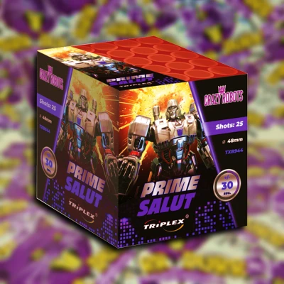 PRIME SALUTE - 25 lövés 48mm Titanium Salute