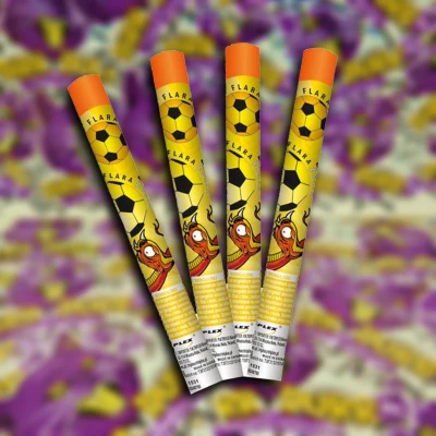 YELLOW BENGAL TORCH - 60sec. sárga bengálfáklya (görögtűz)