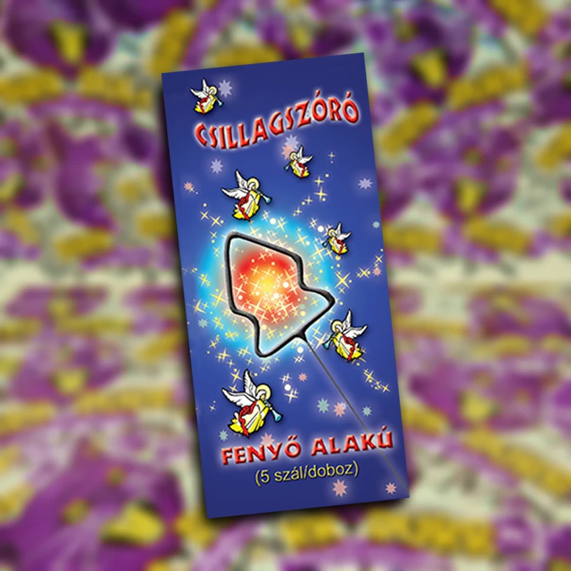 FENYŐ ALAKÚ CSILLAGSZÓRÓ - 5db/csomag termékfotó