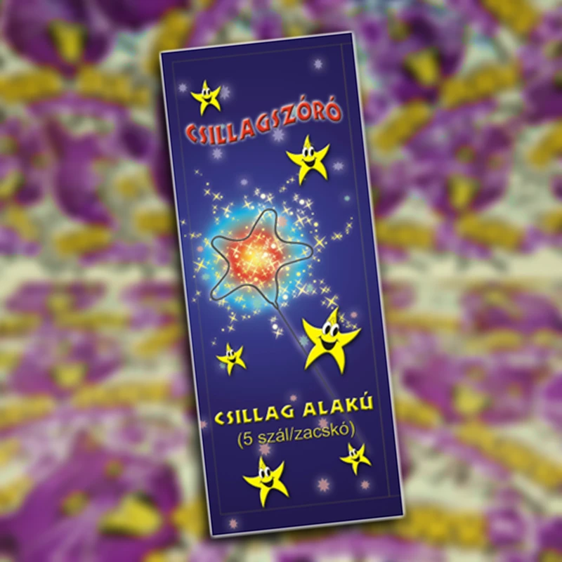 CSILLAG ALAKÚ CSILLAGSZÓRÓ - 5db/csomag termékfotó