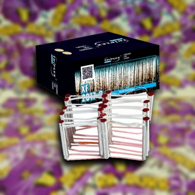 SILVER + BLUE WATERFALL - professzionális ezüst és kék szikra vízesés