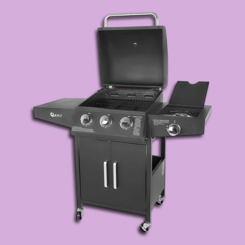 Geko gázgrill 4 égőfejjel (3 + 1) 12 kW termékfotó 1