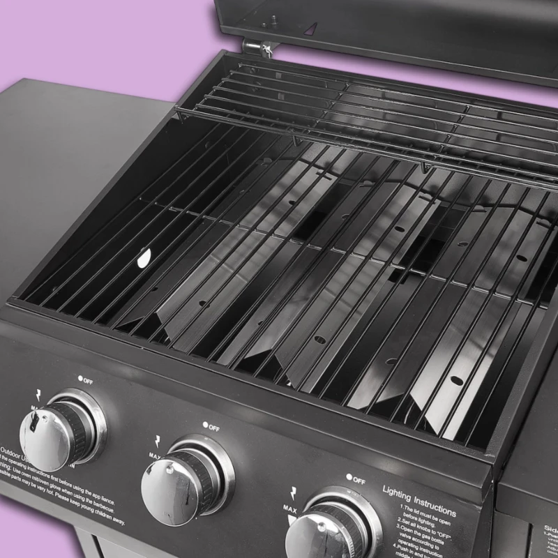 Geko gázgrill 4 égőfejjel (3 + 1) 12 kW termékfotó 2