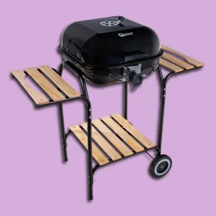 Geko faszenes grill állítható ráccsal 40x40cm