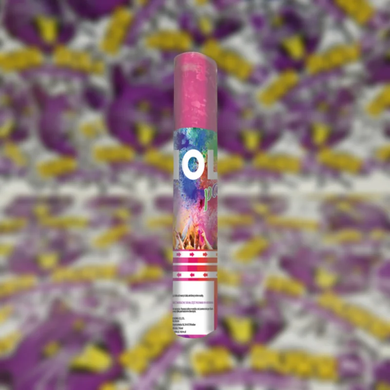 HOLI POROS KONFETTI ÁGYÚ RÓZSASZÍN termékfotó