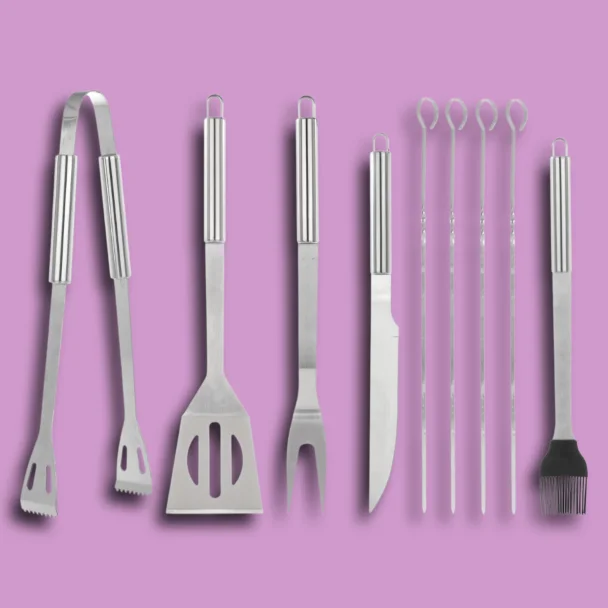 10 részes BBQ grill kiegészítő szett másik nézetből