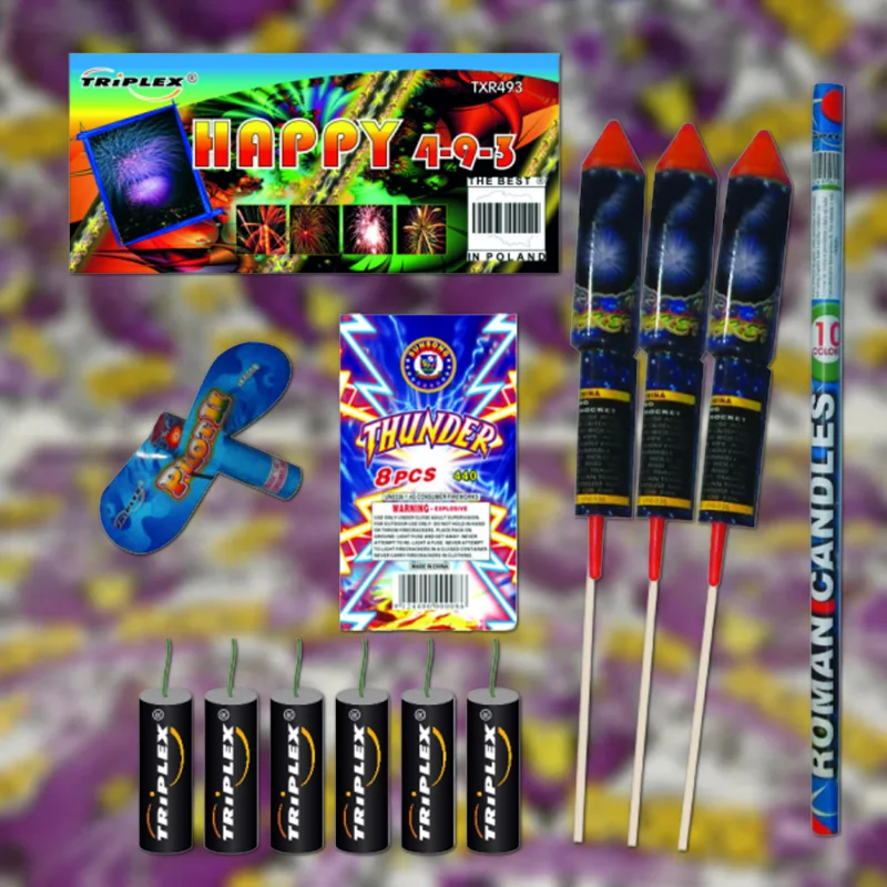 Happy tűzijáték szett - Assortments termékfotó