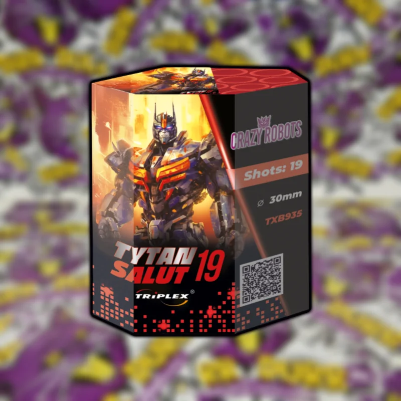 TYTAN SALUT - Titanium Salute - 19 lövés 30mm termékfotó