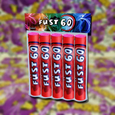 FÜST60 Piros 60s 1db (kanócos)