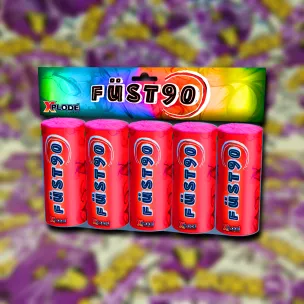 FÜST90 Piros 90s 1db (kanócos)