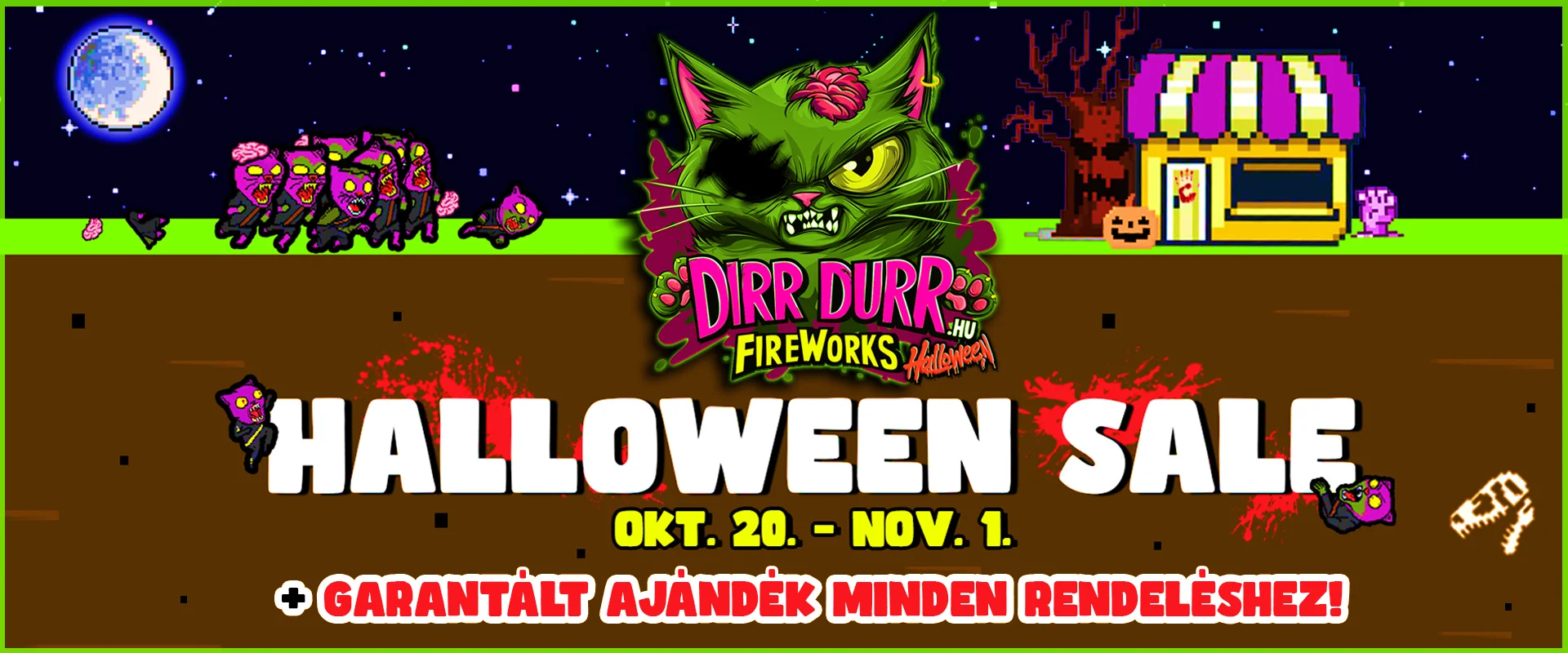 Halloween Sale - Rémisztően jó akciók és garantált ajándék minden megrendelés mellé!
