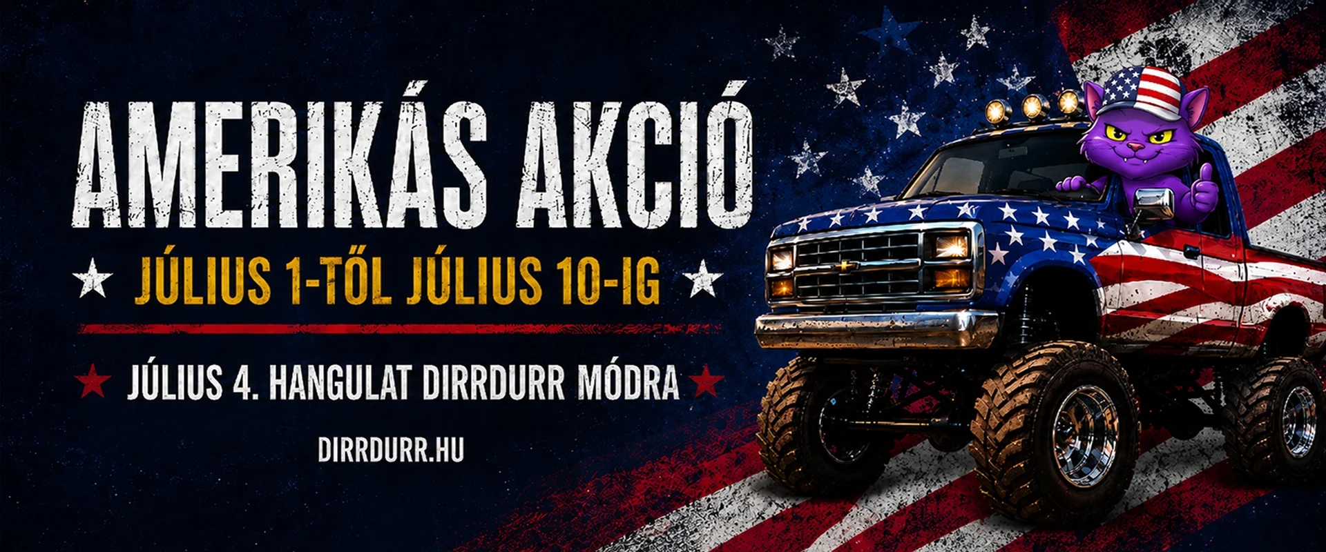 Amerikás Akció - Amerikai Hangultat DirrDurr módra!