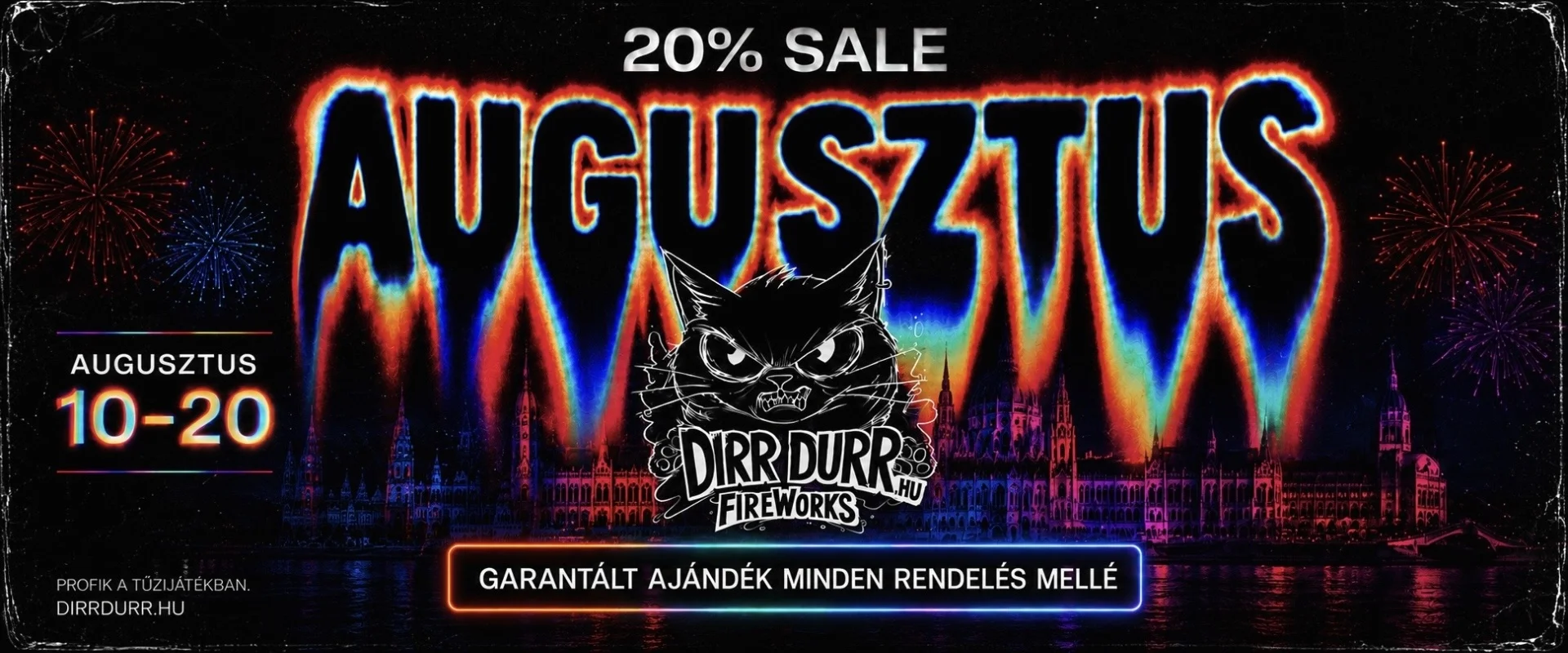 Augusztus 20. Akció - Garantált ajándék minden rendelés mellé